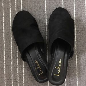 Black mules